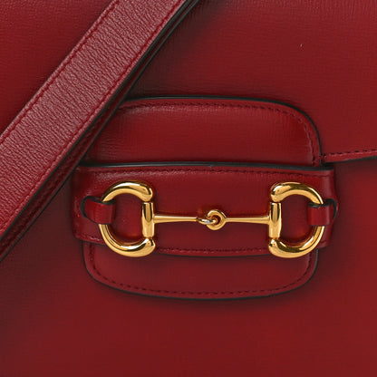 Gucci Azalea Calfskin Horsebit 1955 Shoulder Bag New Cherry Red 8 of 13