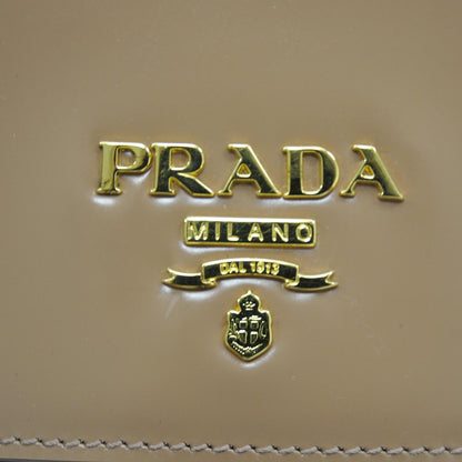 Prada Spazzolato Leather NM Pochette Nudo 6 of 11