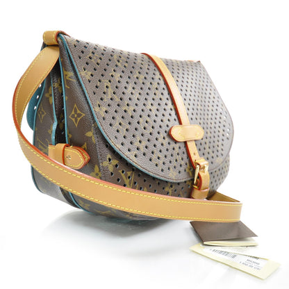 Louis Vuitton Monogram SC Flore Saumur Teal 2 of 8