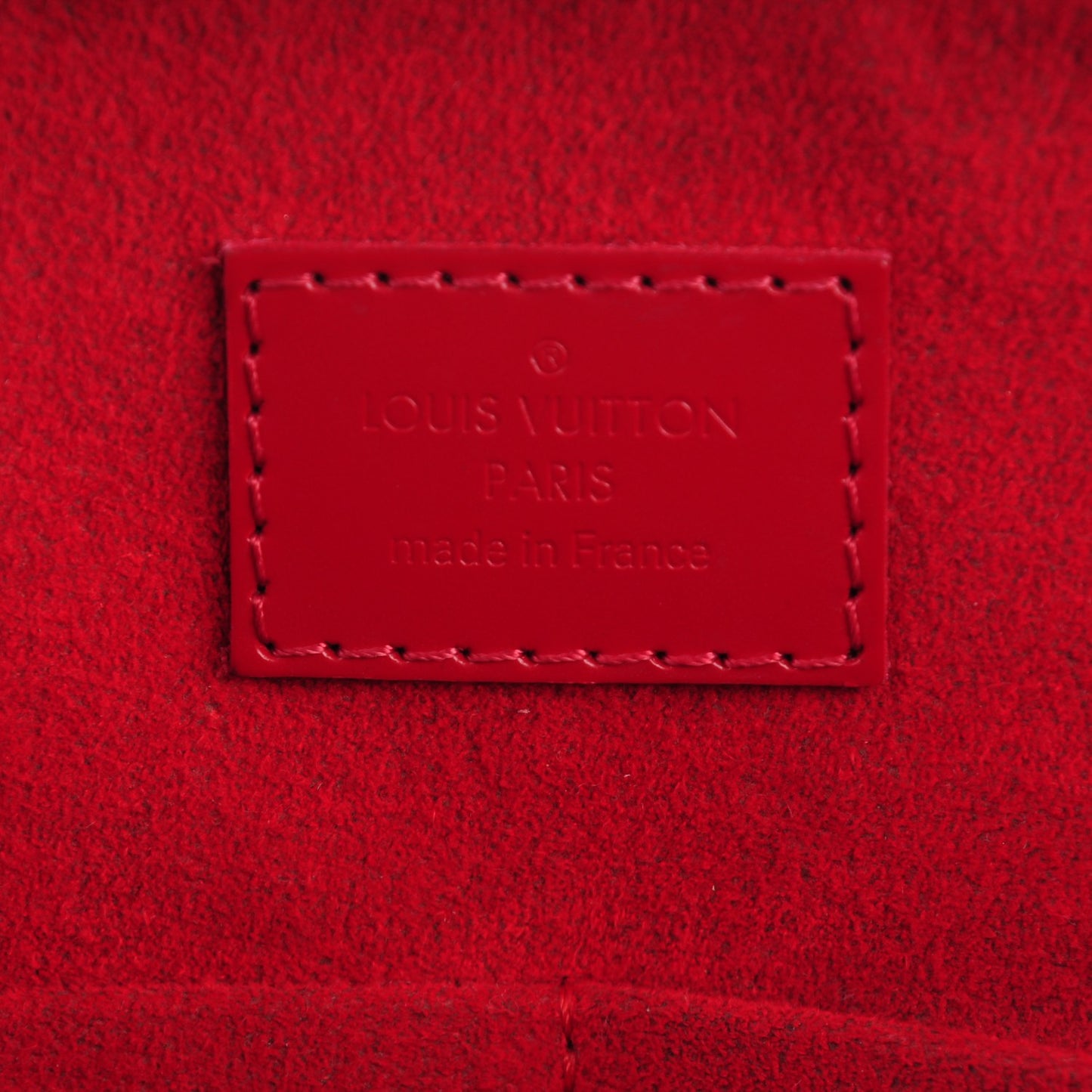 Damier Ebene Caissa Tote MM Cherry