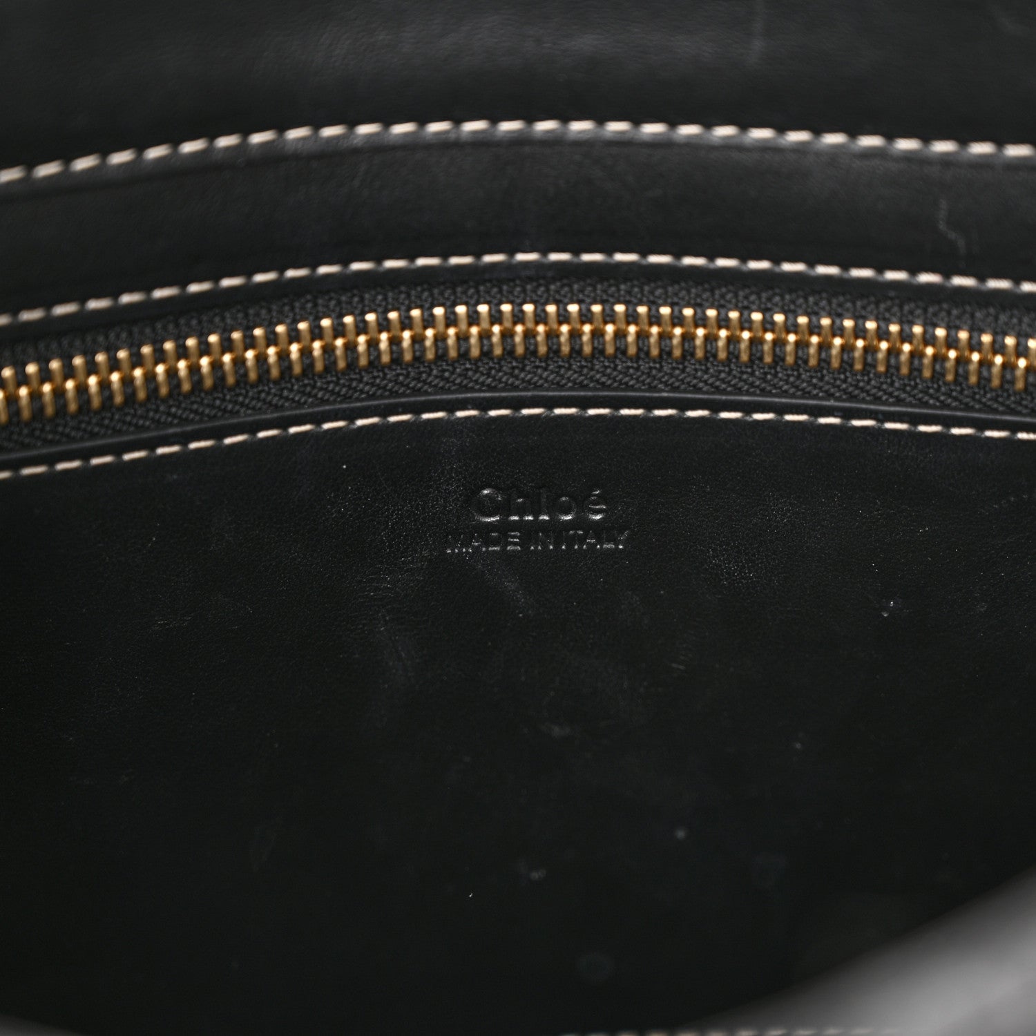 Chloe Felt Calfskin Small Woody Ribbon Tote With Strap Cashmere Grey 6 of 10