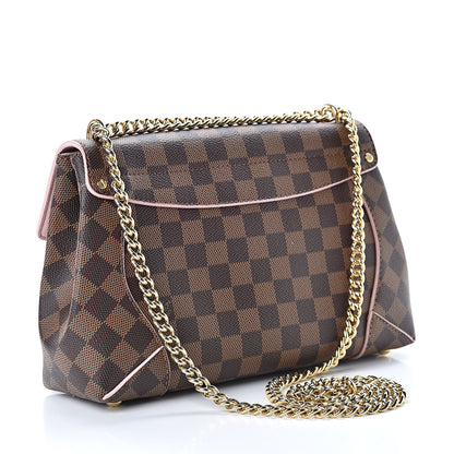 Louis Vuitton Damier Ebene Caissa Clutch Rose Ballerine 3 of 12