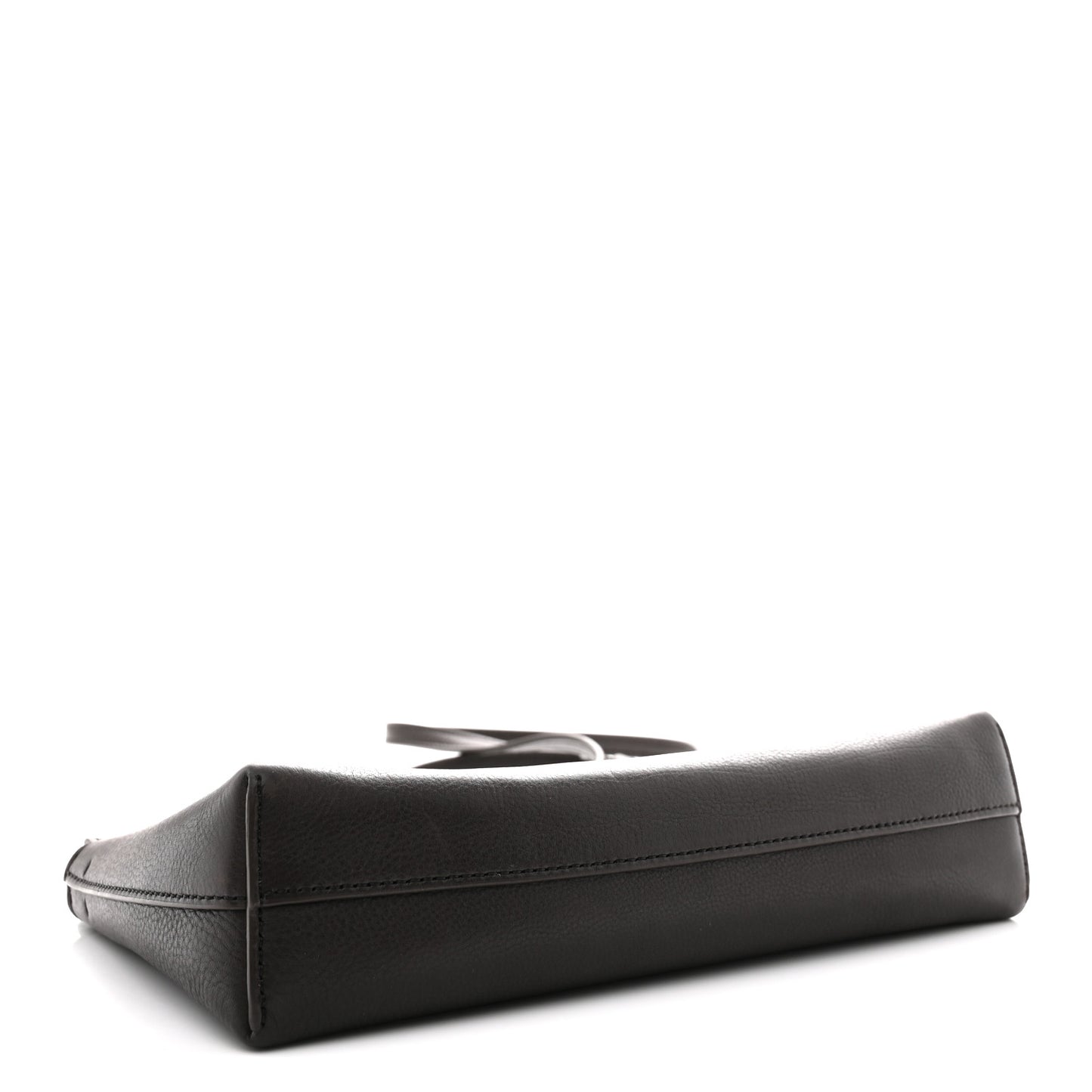 Grained Calfskin Rene Crossbody Dark Brown