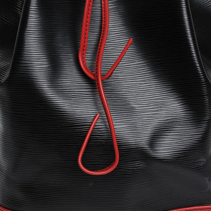 Louis Vuitton Epi Noe Black Red 8 of 9