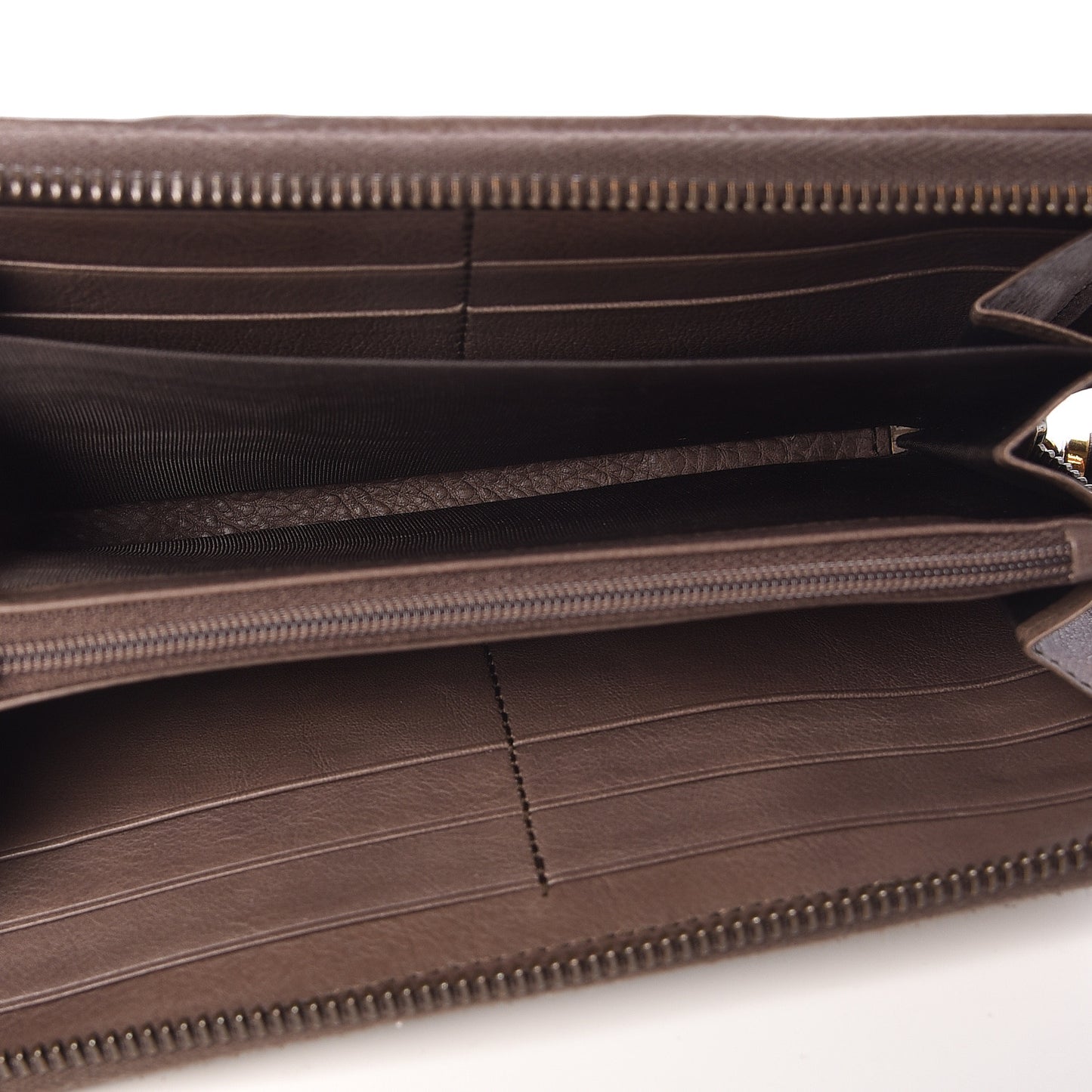 Monogram Web Rania Zip Around Wallet Brown