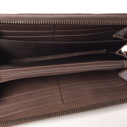Gucci Monogram Web Rania Zip Around Wallet Brown 5 of 8