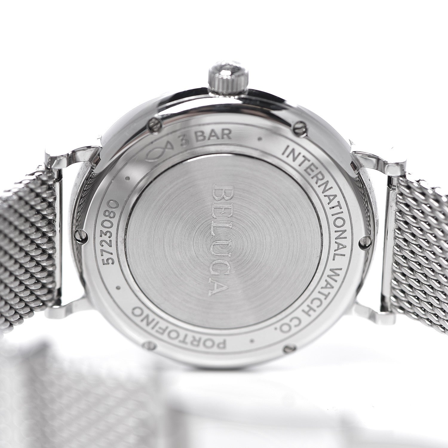 IWC Stainless Steel Diamond 37mm Portofino Automatic Watch Grey IW458110 5 of 6