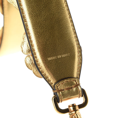 Fendi Vitello Catalan Mirror Flowerland Studded Strap You Gold 3 of 4