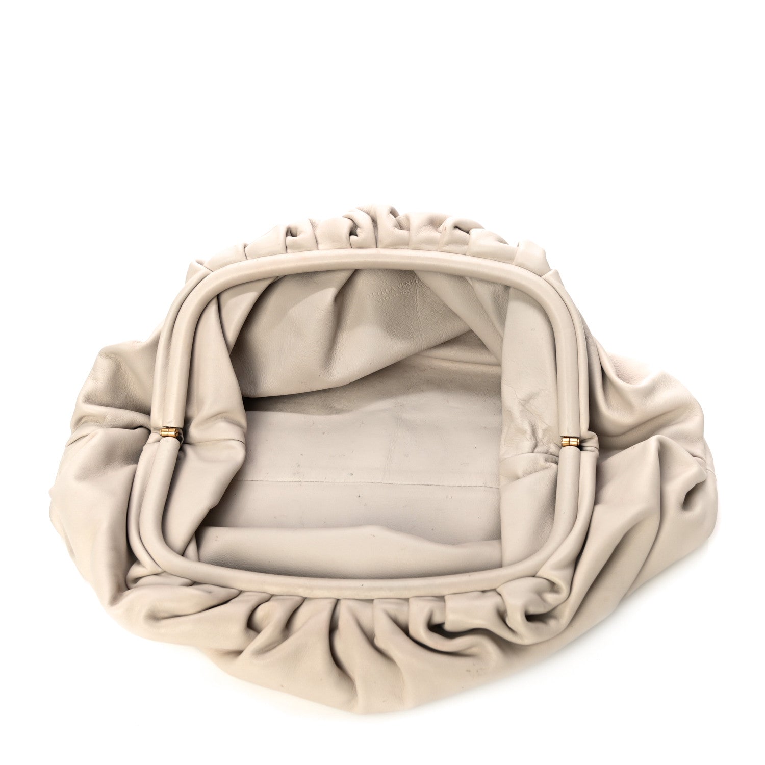 Bottega Veneta Smooth Butter Calf The Pouch Oversized Clutch Plaster 5 of 19