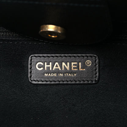 Chanel Caviar Small Studded Deauville Tote Black 10 of 11