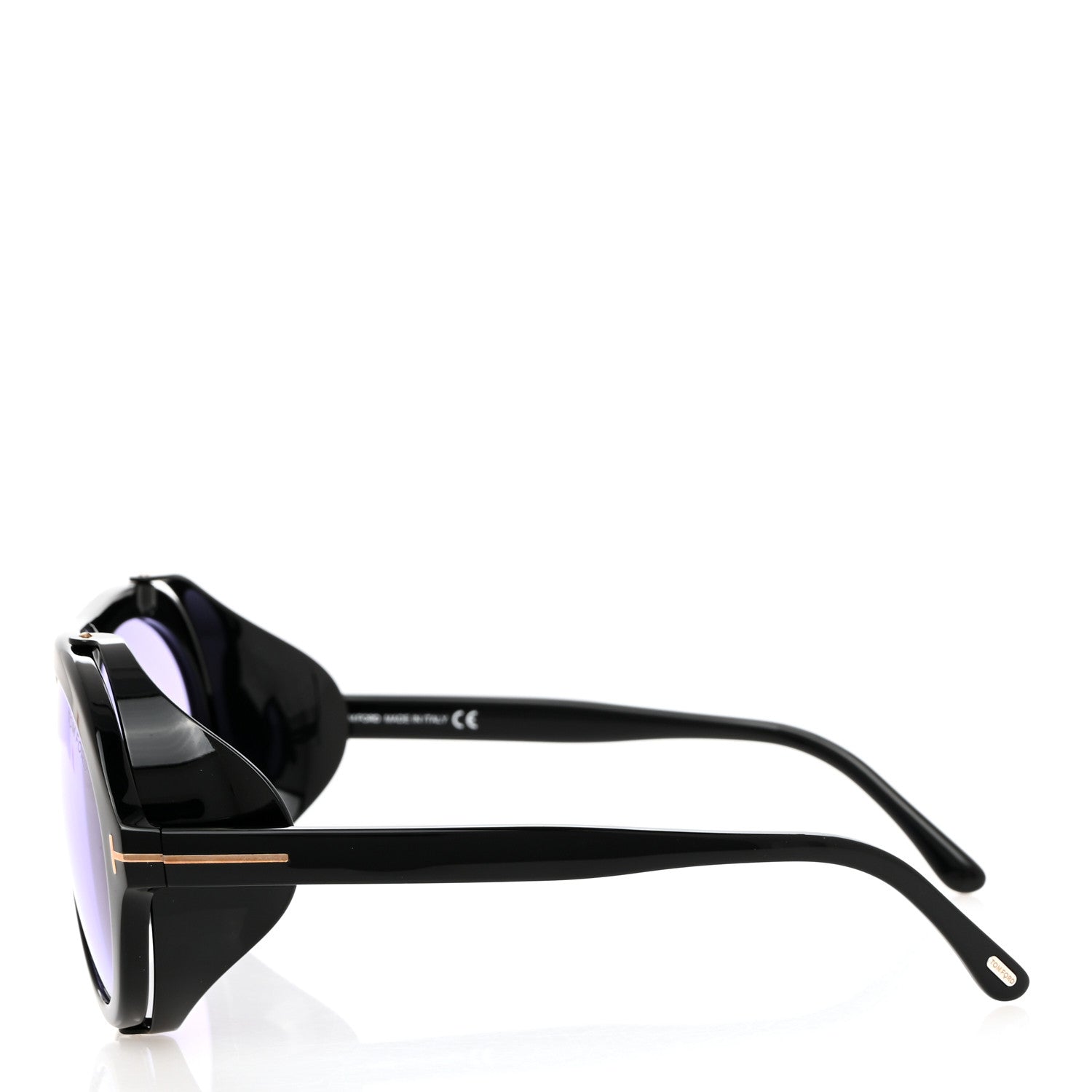 Tom Ford Acetate Neghman Aviator Sunglasses TF882 Black 3 of 8