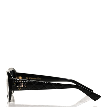 Christian Dior Acetate Cannage Lady Dior Studs 5 Sunglasses Black 3 of 9
