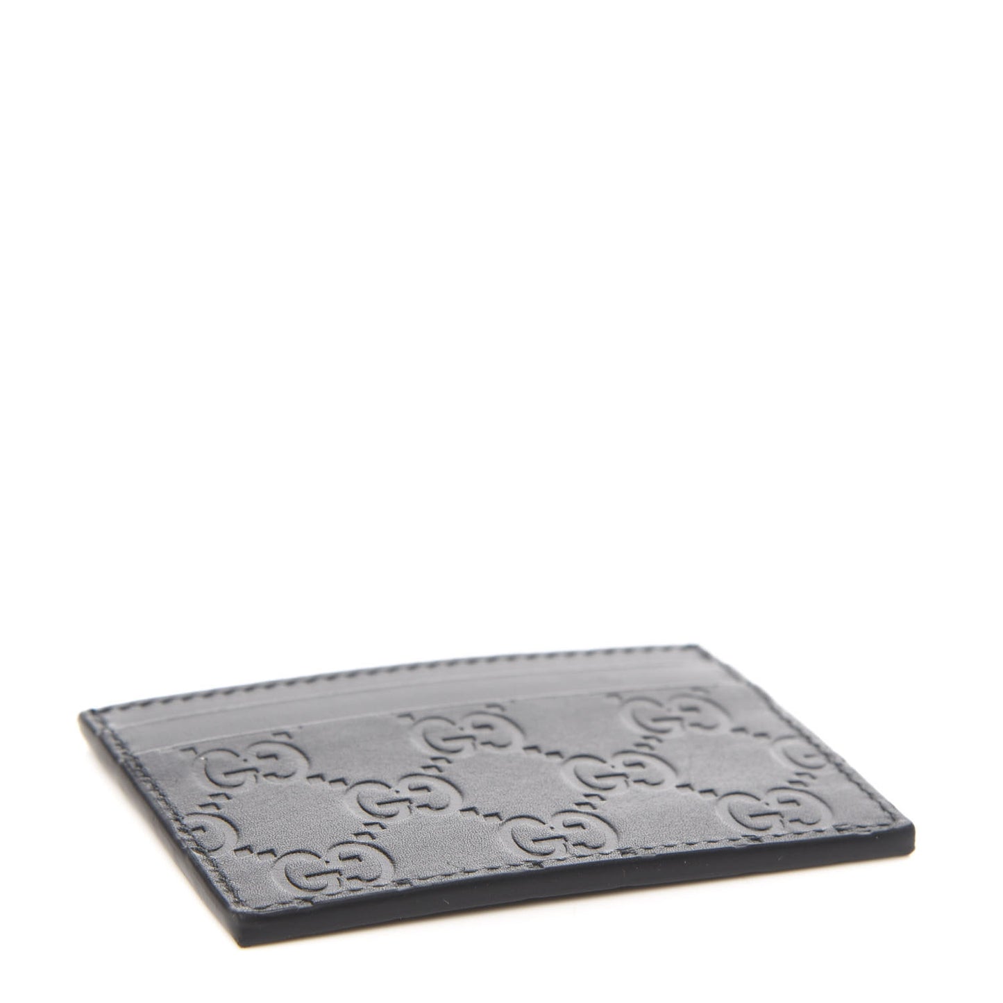 Guccissima Card Holder Black