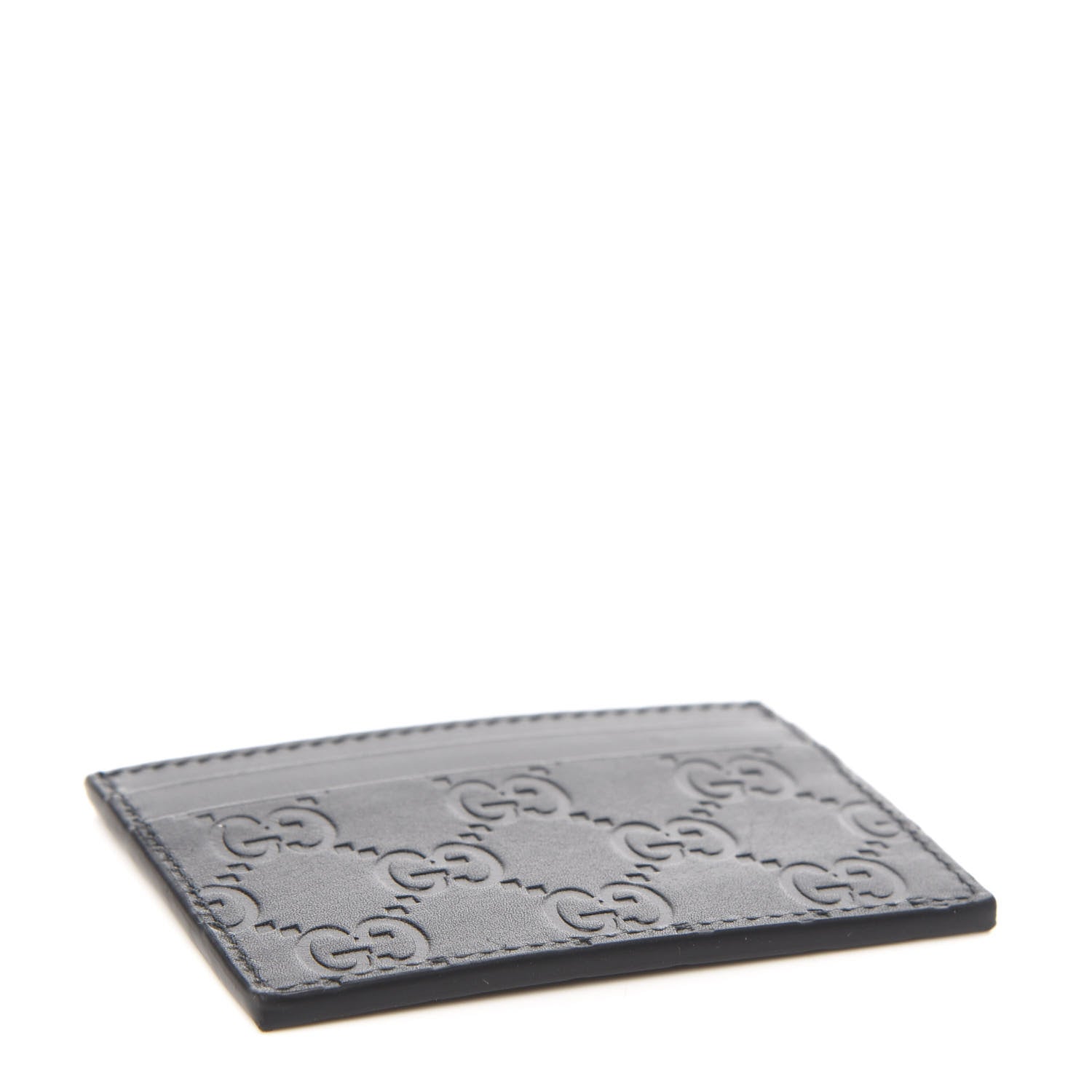 Gucci Guccissima Card Holder Black 4 of 6