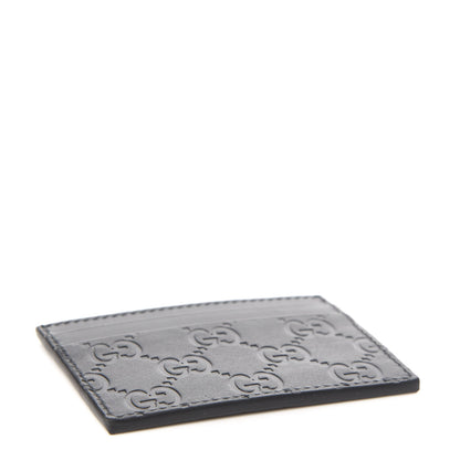 Gucci Guccissima Card Holder Black 4 of 6