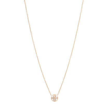 Louis Vuitton 18K Pink Gold Diamond Blossom BB Pendant Necklace 1 of 4