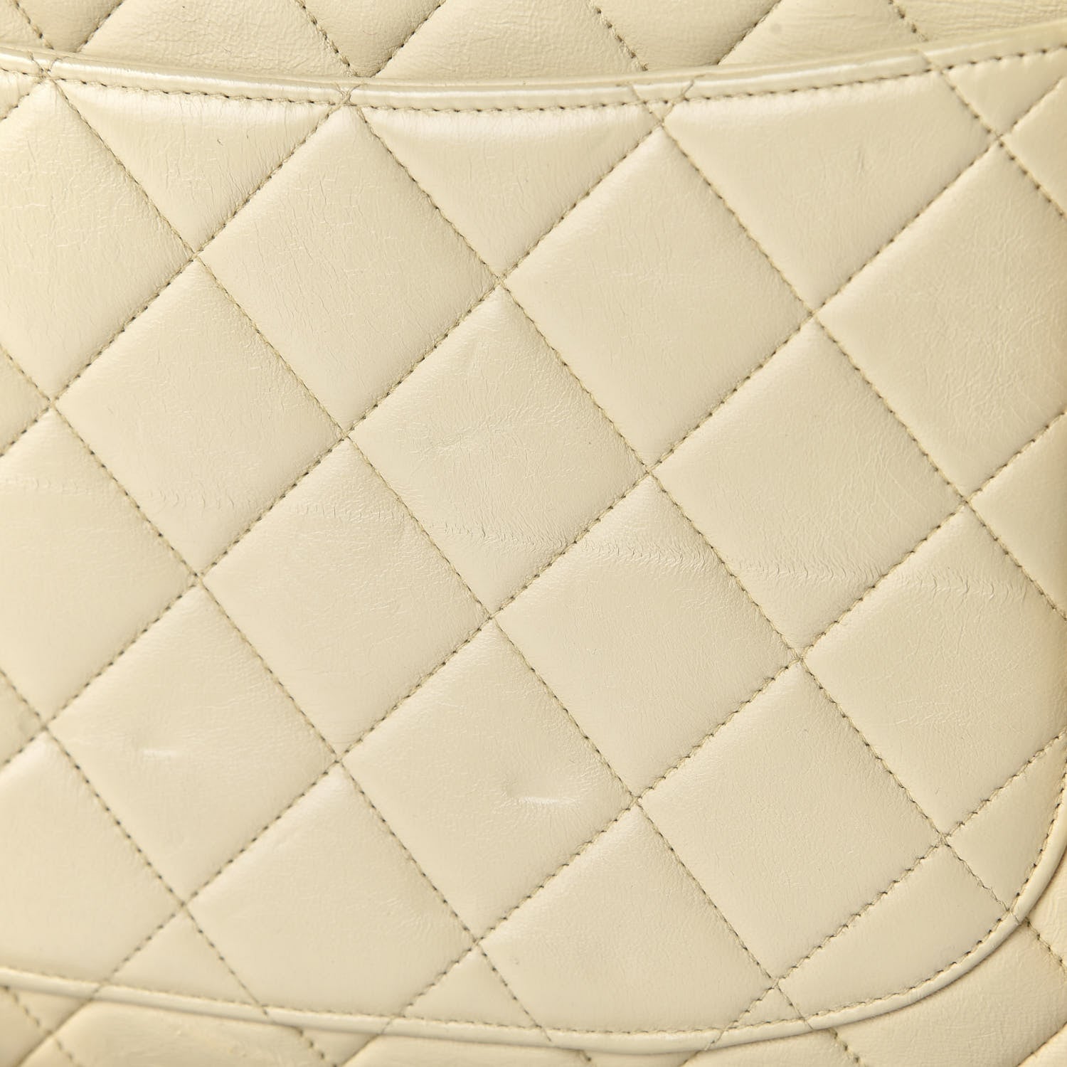 Chanel Lambskin Quilted Maxi Single Flap Beige 12 of 12