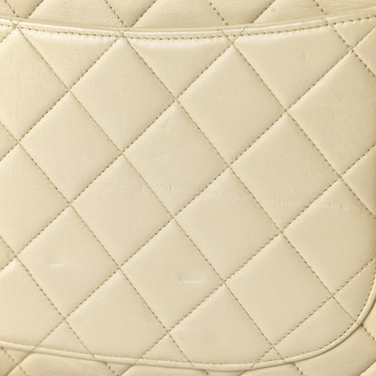 Chanel Lambskin Quilted Maxi Single Flap Beige 12 of 12