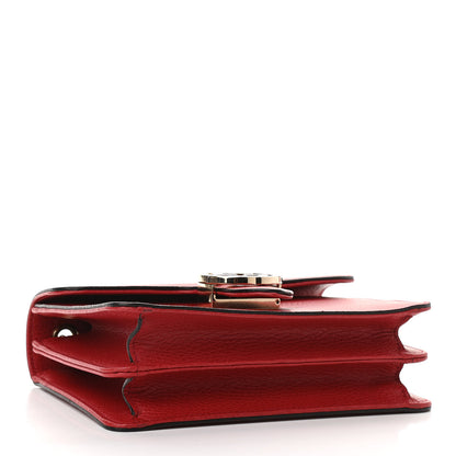 Gucci Dollar Calfskin Small Interlocking G Shoulder Bag Red 4 of 11