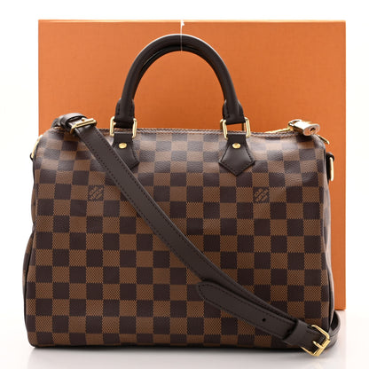 Louis Vuitton Damier Ebene Speedy Bandouliere 30 11 of 11