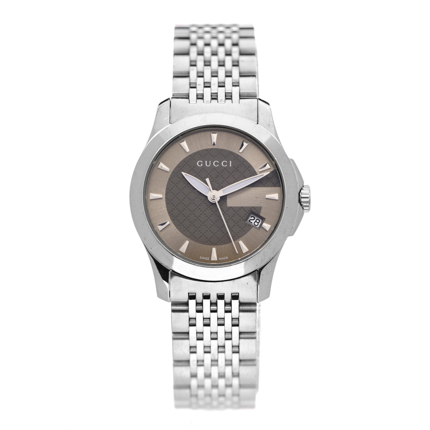 Stainless Steel 27mm G-Timeless Quartz Watch Brown