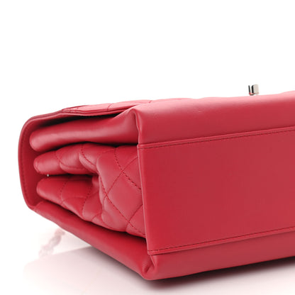 Chanel Calfskin Jumbo Tramezzo Flap Red 9 of 10