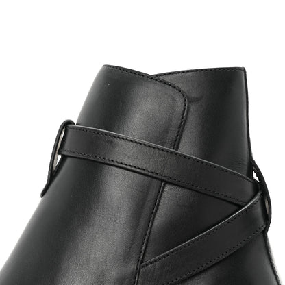 Saint Laurent Calfskin Wyatt 30 Jodhpur Boots 42 Black 13 of 15