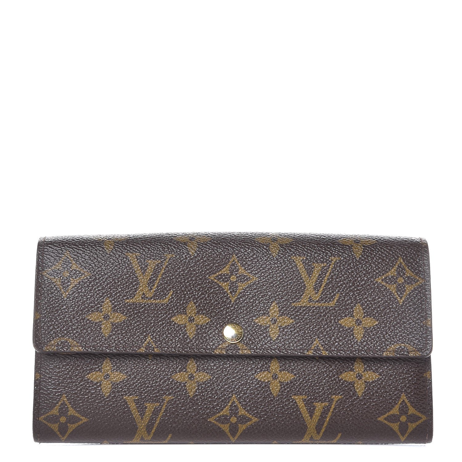 Louis Vuitton Monogram Fleuri Sarah Wallet Rose 1 of 9