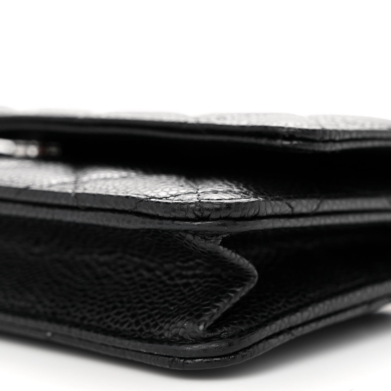 Chanel Caviar Quilted Wallet on Chain WOC Black 11 of 12