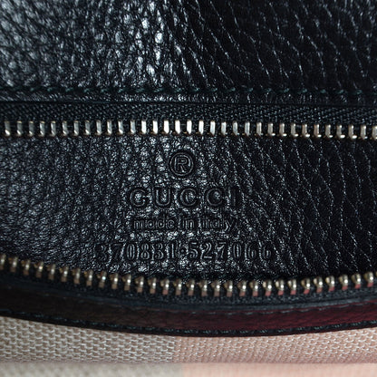 Gucci Cellarius Calfskin Small Bamboo Daily Top Handle Bag Black 6 of 7