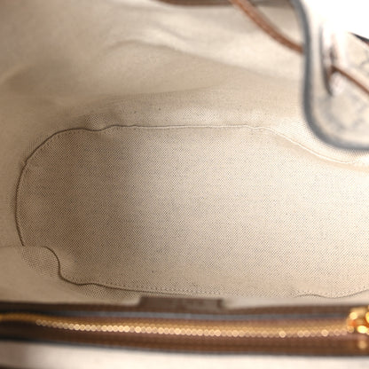 Gucci GG Supreme Monogram Azalea Calfskin Retro Interlocking G Buckle Backpack Beige Ebony Brown Sugar 5 of 10