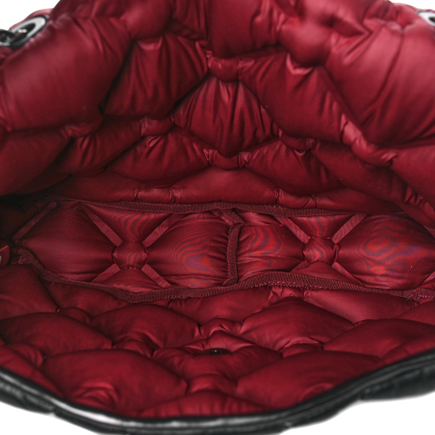 Chanel Calfskin Quilted Large Chesterfield Flap Black 6 of 10