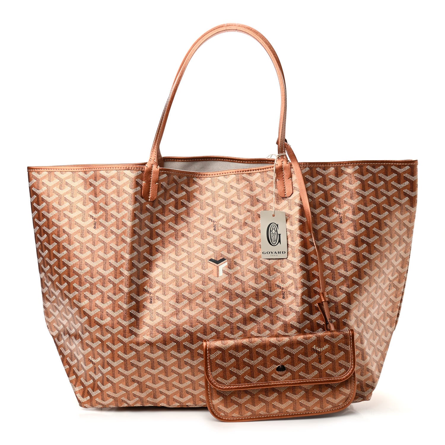 Goyard Goyardine Precious Metals Saint Louis GM Rose Gold 1 of 10