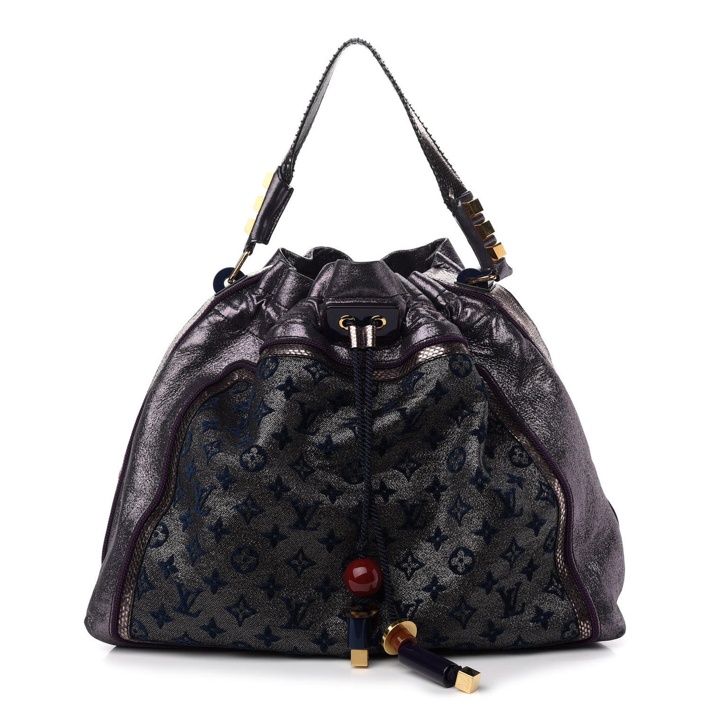 Monogram Lurex Bluebird