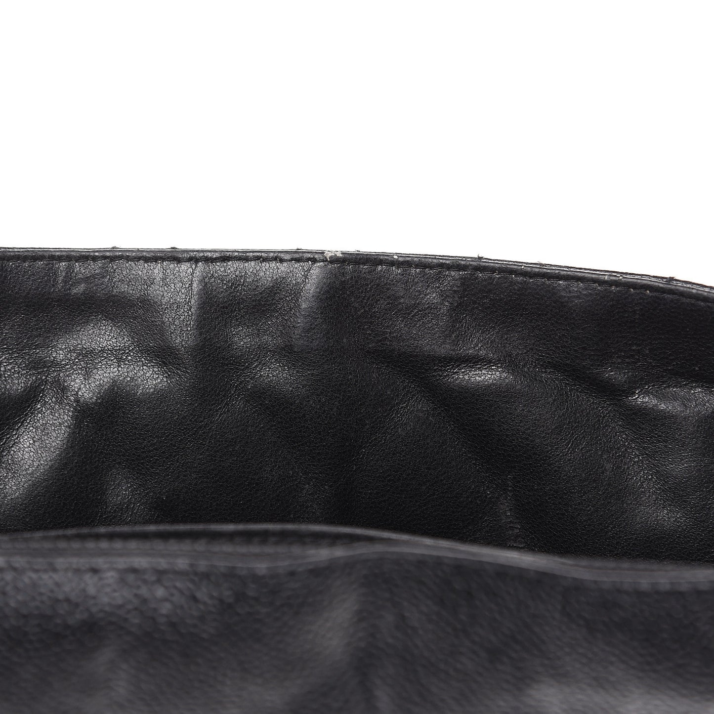 Caviar Quilted Jumbo Single Flap Black