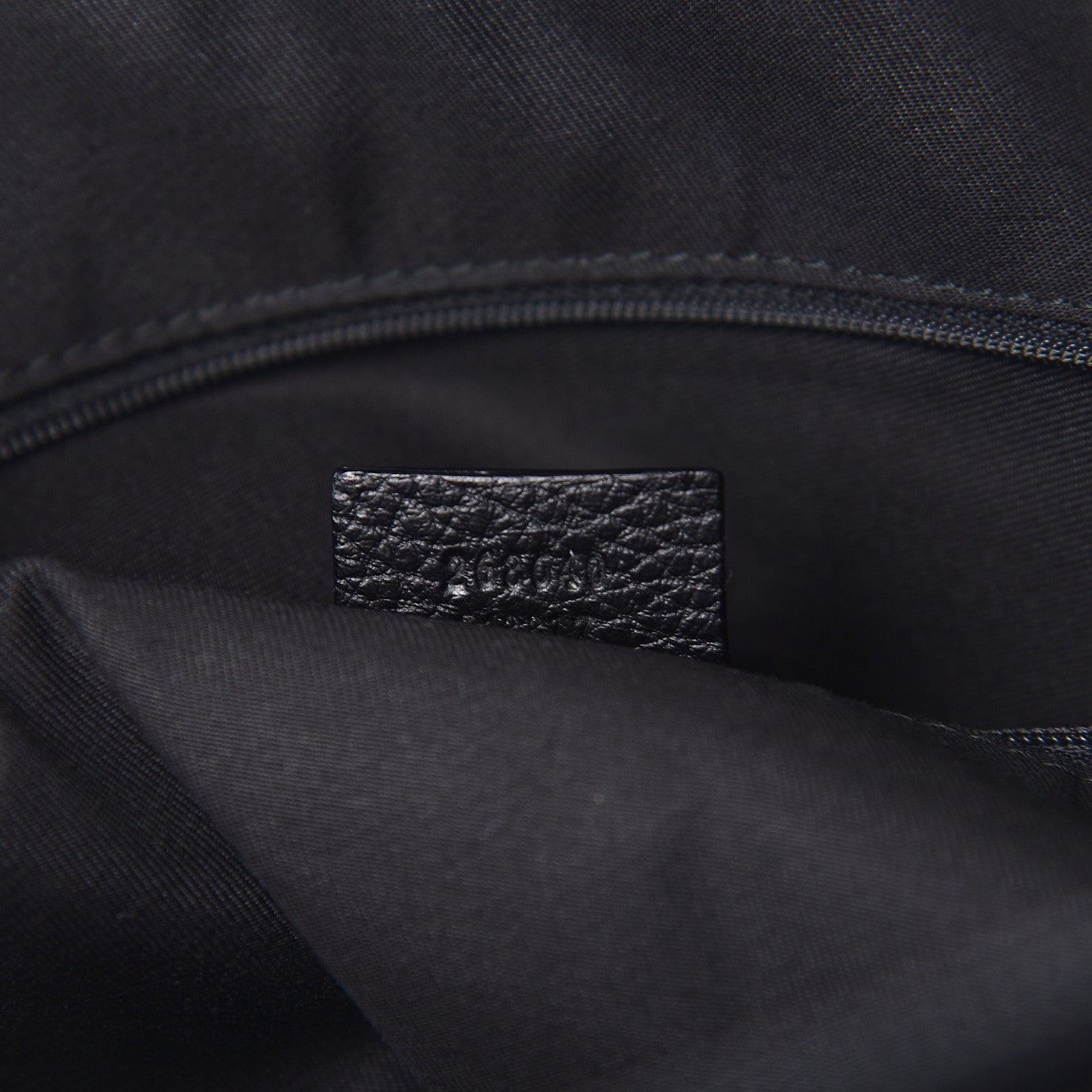 Gucci Denim Monogram Abbey Medium Tote Black 8 of 14