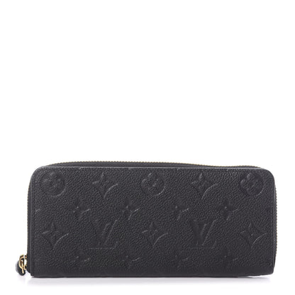 Louis Vuitton Empreinte Clemence Wallet Black 1 of 5
