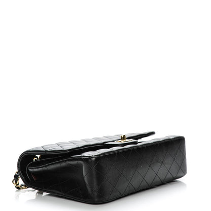 Chanel Lambskin Quilted Medium Double Flap Black 4 of 8