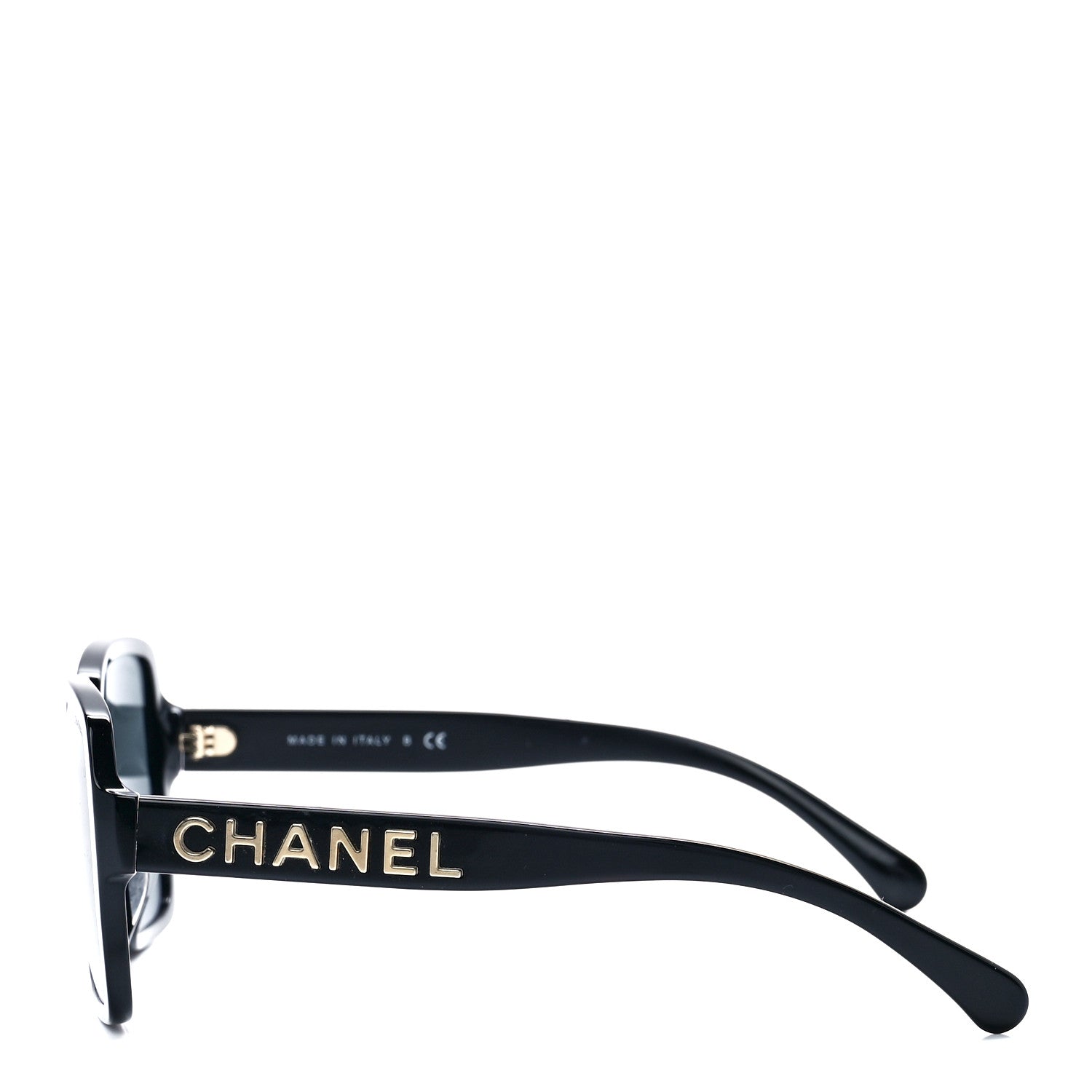 Chanel Acetate Square Sunglasses 5408-A Black 3 of 7