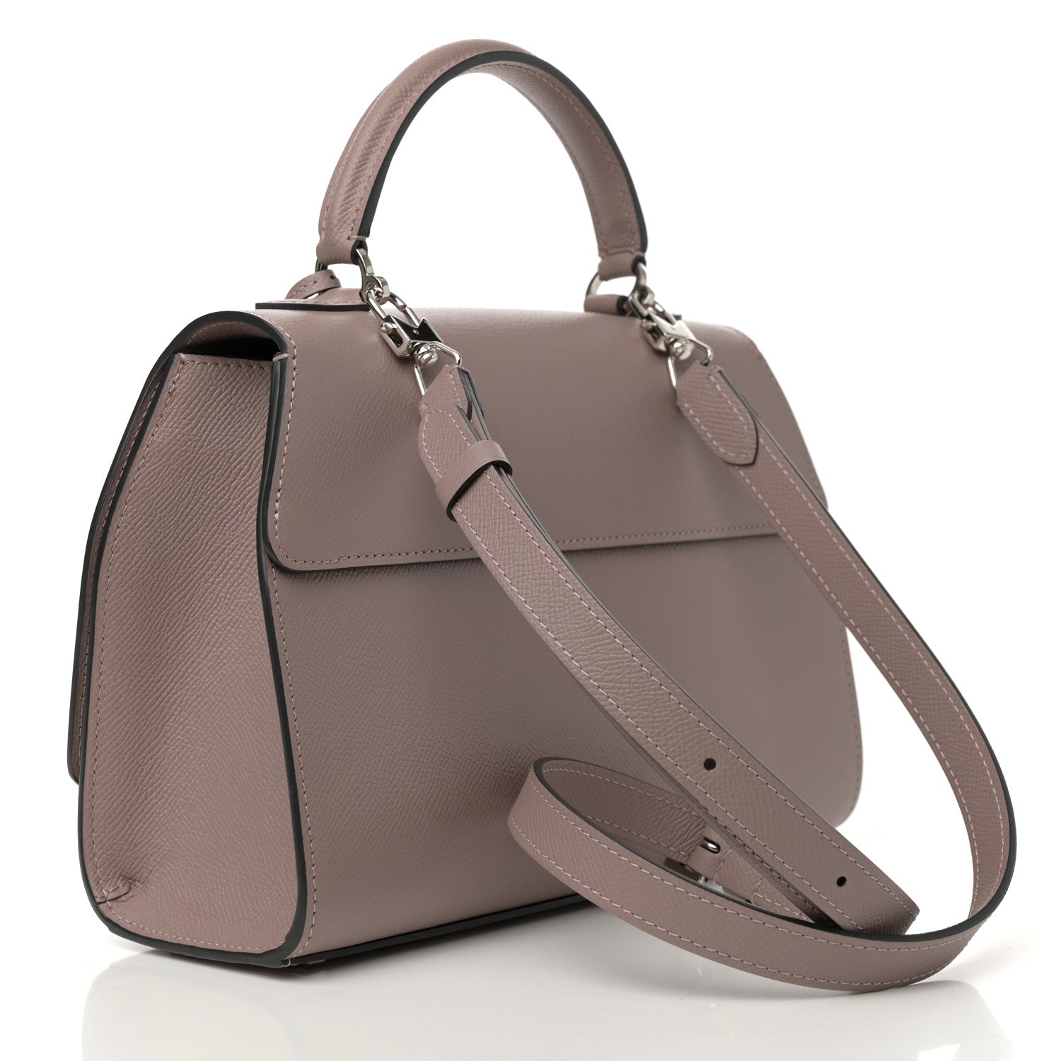 Moynat Taurillon Blush Rejane PM Pink 3 of 16