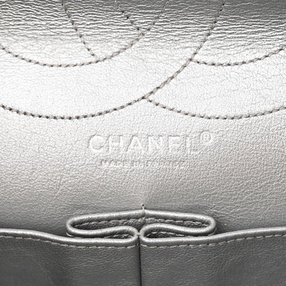 Chanel Metallic Aged Calfskin Quilted 2.55 Reissue 227 Flap Silver 6 of 11