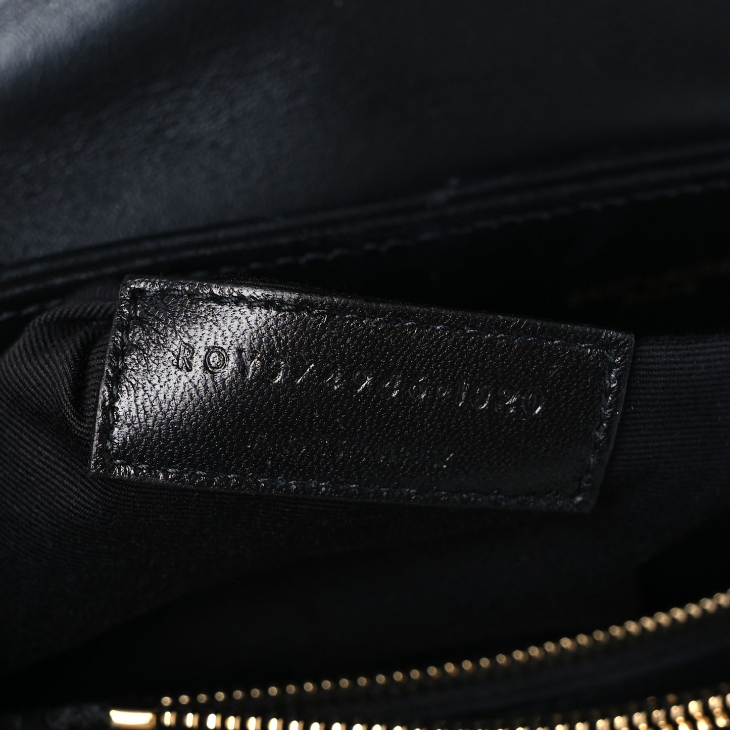 Calfskin Y Quilted Monogram Medium Loulou Chain Satchel Black