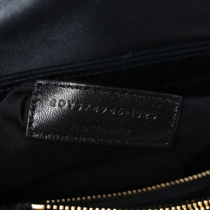 Saint Laurent Calfskin Y Quilted Monogram Medium Loulou Chain Satchel Black 8 of 11