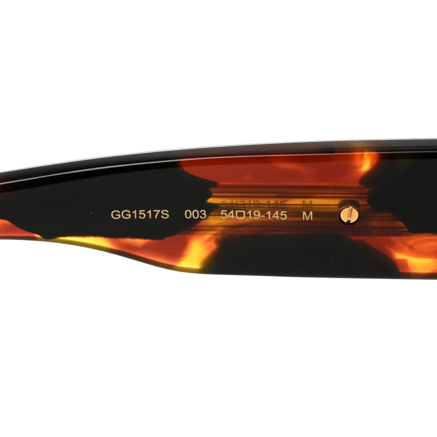 Gucci Acetate Square Frame Sunglasses GG1517S Tortoise 7 of 8