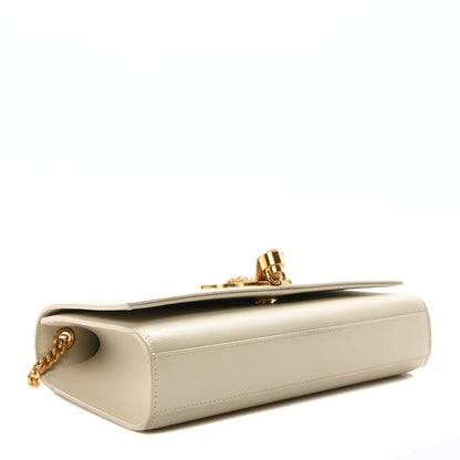 Saint Laurent Grain De Poudre Calfskin Medium Classic Monogram Kate Tassel Satchel Crema Soft 4 of 10