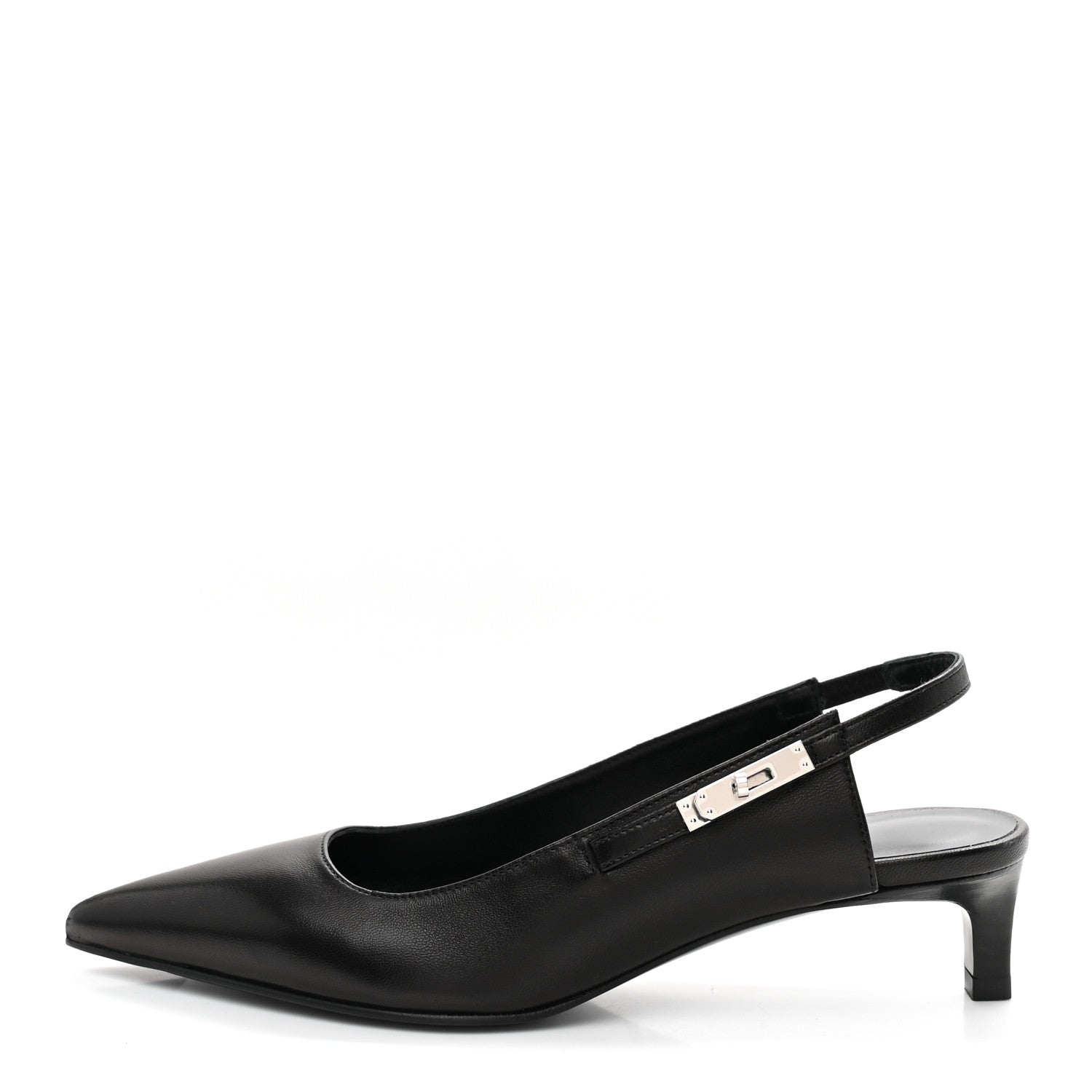 Hermes Nappa Lover 40 Pumps 35.5 Black 1 of 10