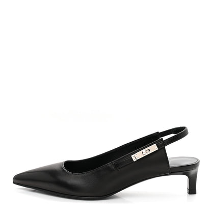 Hermes Nappa Lover 40 Pumps 35.5 Black 1 of 10