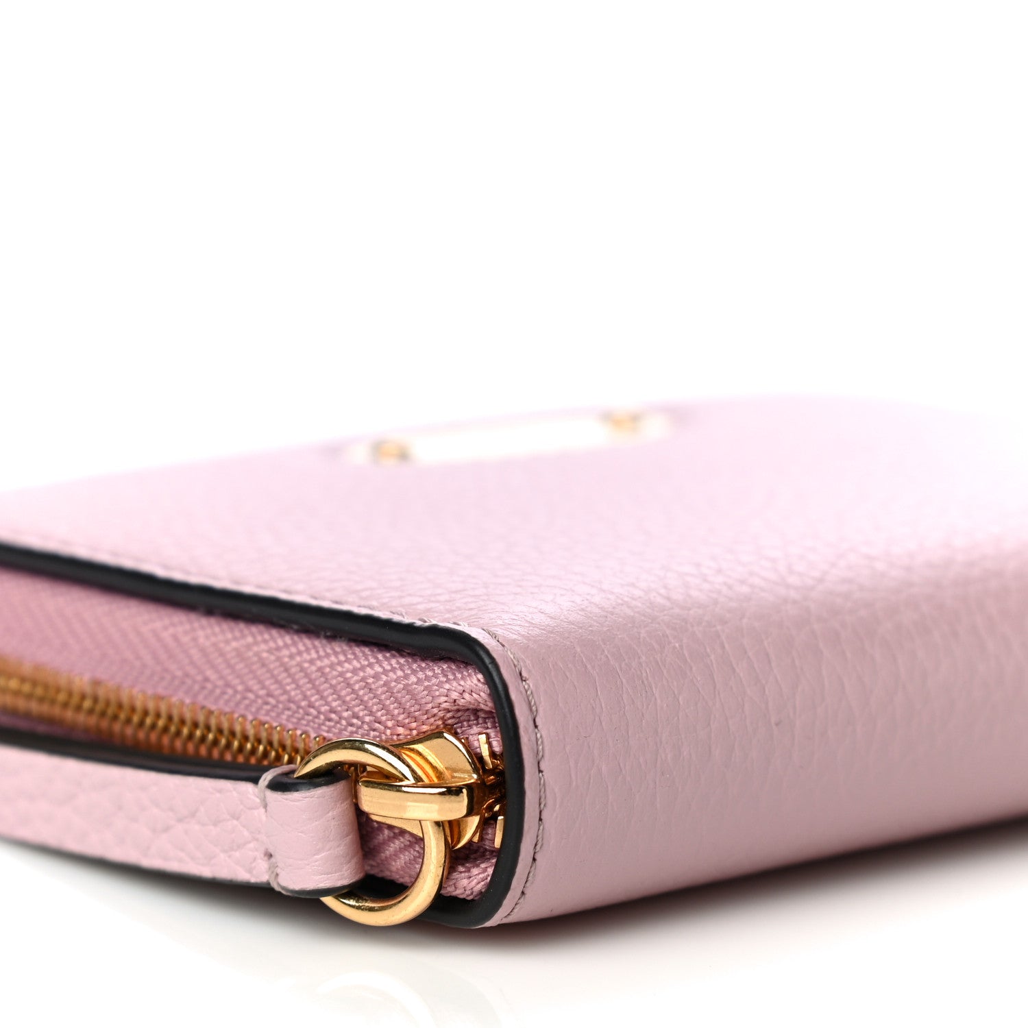 Mulberry Small Classic Grain Compact Zip Wallet Powder Pink 9 of 13