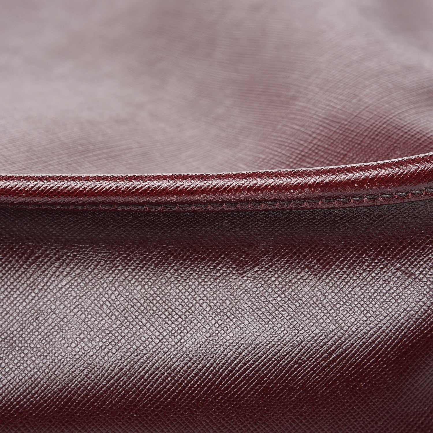Prada Saffiano Messenger Satchel Granato 12 of 13