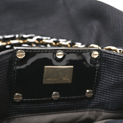 Fendi Canvas Mia Tote Black 6 of 10